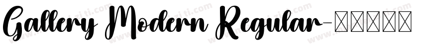 Gallery Modern Regular字体转换